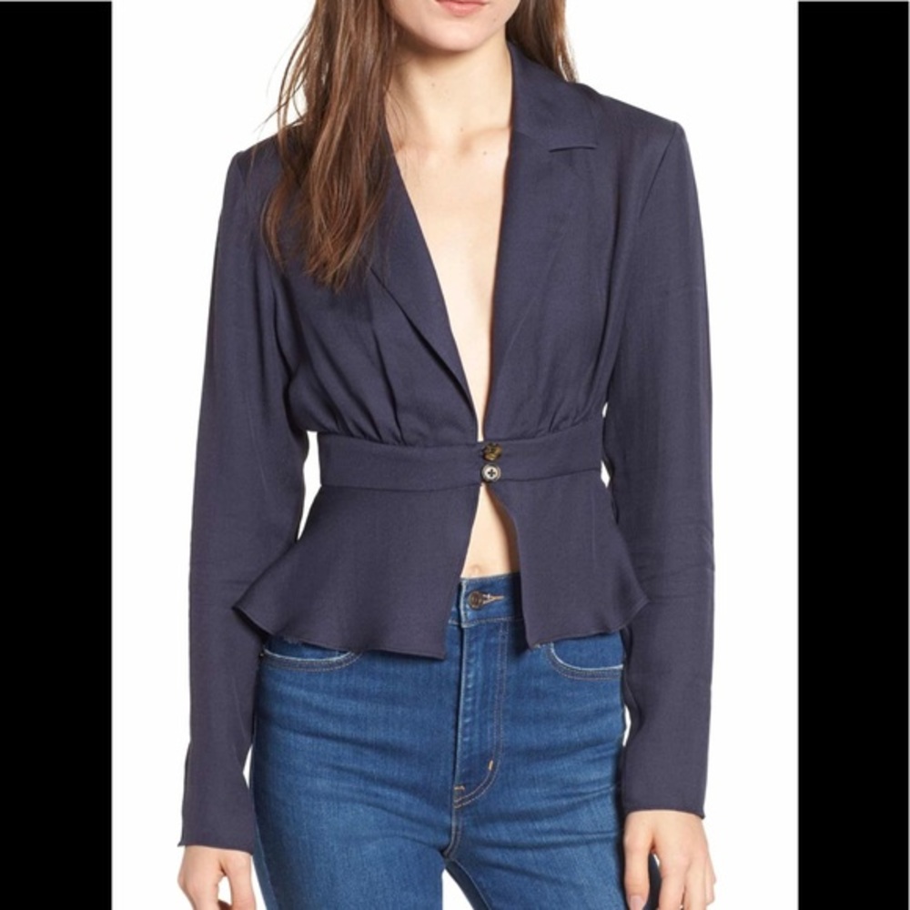 The East Order Roxanne Blouse in Navy